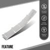 G-PLUS Front Lower Bumper Skid Plate Cover Compatible with Benz GLE450 GLE63 AMG 2016 Fit Benz GLE550 GLE550e 2016-2018 2928855822 Silver