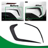 G-PLUS Rear Bumper Spoiler Air Vent Trim Cover Replacement for 2019-2021Bmw 3 Series G20 (Carbon Black)