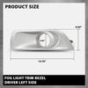 G-PLUS Fog Light Trim Bezel Front Driver Side Compatible with Subaru Outback 2010-2012 57731AJ43A, SU1038101