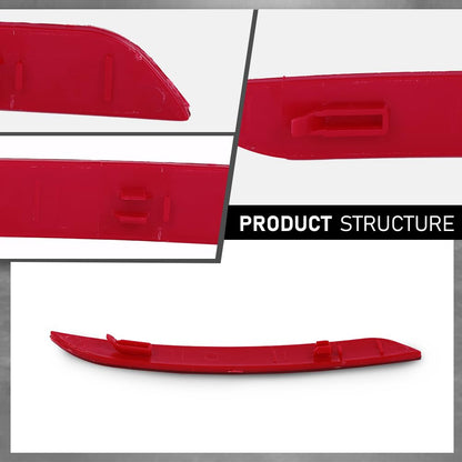 G-PLUS Rear Right Bumper Reflector, Compatible with BMW 320i 328i 328d 335i 428i 430i Base 2012-2017, Passenger Side, 63147382234, BM1185100