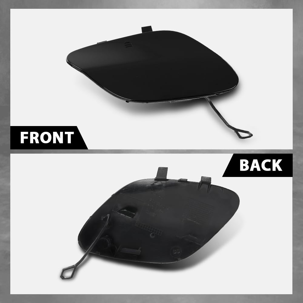 G-PLUS Front Bumper Tow Eye Hook Cover Cap Compatible with Benz C63AMG W205 C300 C400 2015-2018 2058850724, A2058850724