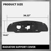 G-PLUS Radiator Support Cover Upper Compatible with Honda CRV 2010-2011 Black 71141SWA000, HO1224105
