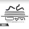 G-PLUS Radiator & Heater Hose Kit Compatible with Ford F150 F250 F350 Bronco Trucks Pickups with 5.0L/5.8L Engine 1988 1989 1990 1991 1992 1993 1994 FOTZ8260E, FOTZ8286D Black