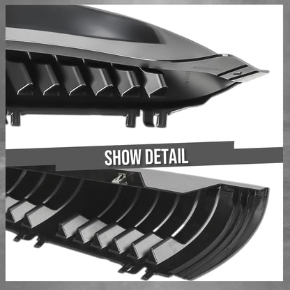 G-PLUS Rear D-Pillar Molding Trim Panels Compatible with Chevy Tahoe GMC Yukon 2000-2006 15764012, 15765114 Black