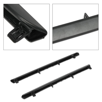 G-PLUS Left & Right Rear Bumper Lower Trim Molding Compatible with Toyota Camry SE XSE 2018 2019 2020 2021 5272306010, 5272406010 Black Bumper Molding Trim Lower 2PCS