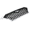 G-PLUS Front Upper Bumper Grille Chrome Gray & Black w/Black accents Compatible with Hyundai Tucson 2019 2020 2021 (For Models without Front Camera) HY1200225 86350D3500 86350-D3500