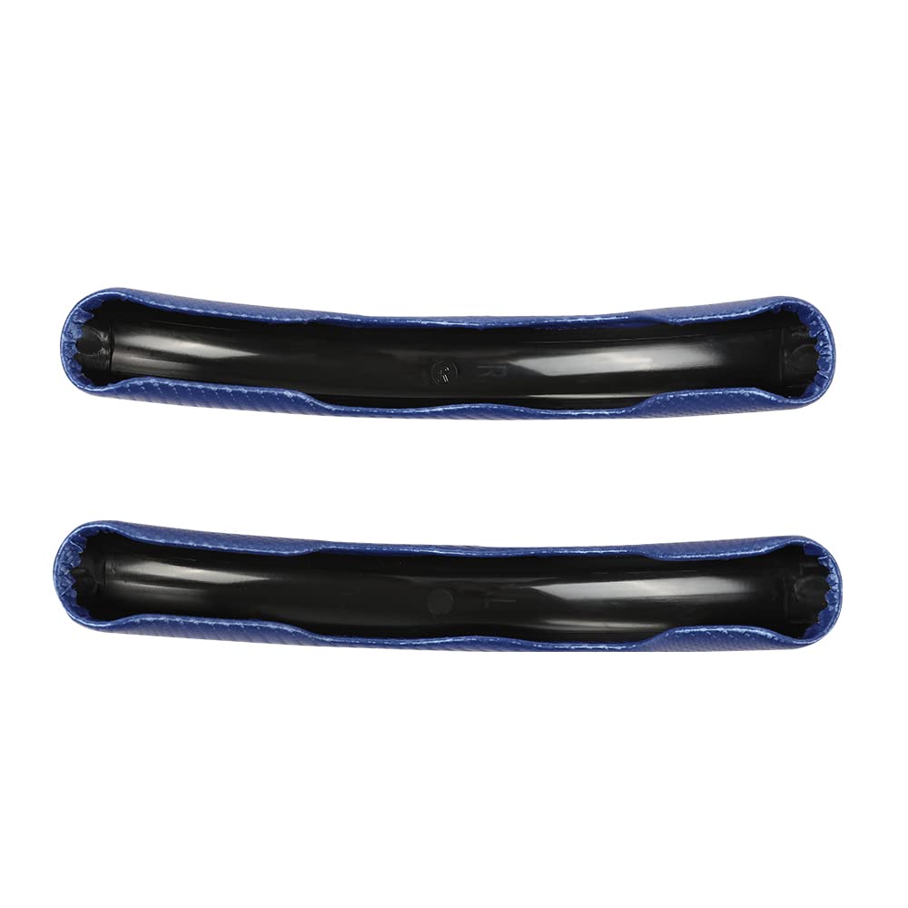 G-PLUS Universal 15" Steering Wheel Cover, Car Anti-skid Steering Wheel Cover 2pcs, Steering Wheel Grip Protector Compatible with Most Car, trucks, SUV, sedans (Blue)