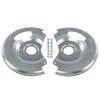 G-PLUS New Disc Brake Dust Shields,Backing Plates Compatible with Chevy C10 /C1500 Trucks and Suburbans 1971-1987, Fit GMC C15 / C1500 Trucks and Suburbans 1971-1987