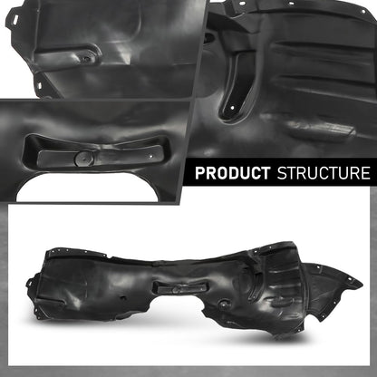 G-PLUS Fender Liner Sedan Front Passenger Side Compatible with Audi A3 Prestige/Technik/Titanium 2015-2020,Fit Audi A3 Quattro 2015-2020 8V5821172G-PFM, AU1249142