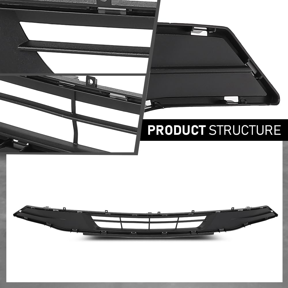 G-PLUS Front Lower Grille, Compatible with Ford Mustang EcoBoost/EcoBoost Premium 2018-2022, JR3Z17K945AA, FO1036191