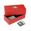 G-PLUS Coin Slabs Storage Box INTERCEPT Shield for 50 Certified Coins Holders (Red)