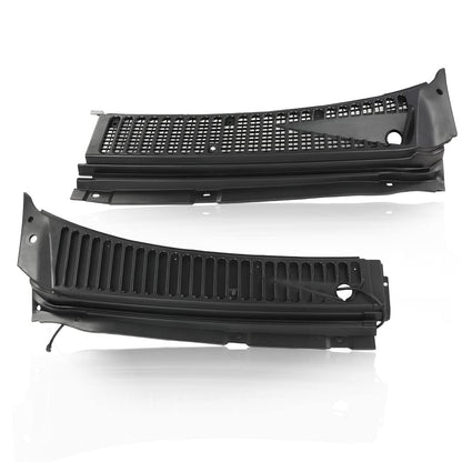 G-PLUS Windshield Wiper Vent Cowl Screen Cover Grille Panel Compatible with Ford 1999-2007 F250 F350 3C3Z-25022A68-AAA, 4C3Z-25022A69-AAA