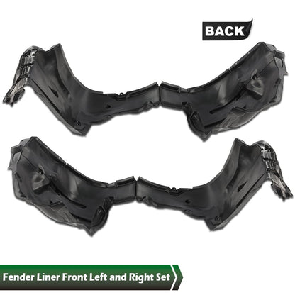 G-PLUS Front Left Driver & Right Passenger Side Fender Liner 2pcs Compatible with 2015-2021 Murano 638409UF0A-PFM NI1249155 638435AA0A-PFM NI1248155