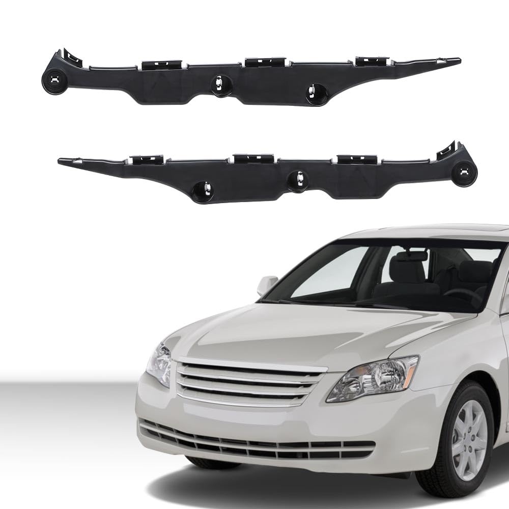 G-PLUS Front Left & Right Side 1pair Bumper Brackets Compatible with Toyota Avalon Touring 2005-2008/Toyota Avalon (submodel: Limited, XL, XLS) 2005-2010 TO1067164, TO1066164, 52145AC040, 52146AC040