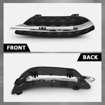 G-PLUS Left Fog Light Cover Daytime Running Light Cover, Compatible with Benz C250 C350 2012-2015/C300 2012-2014, Fit Models W/o AMG Package & Sport Package, Driver Side, 2048803224, MB1038117