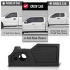 G-PLUS Center Console Subwoofer Sub Box Compatible with Chevy/GM Crew Cab 2007 2008 2009 2010 2011 2012 2013 Black
