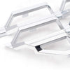 G-PLUS Grille Insert Chrome Snap On Front Lower Compatible With Chevy Silverado 1500 2016-2018 Chrome Inserts Grille