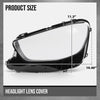 G-PLUS Headlight Lens Cover Compatible with Benz W213 E-Class E200 E350 E350e E450 2021-2023 Left & Right Pair Front Headlamp Lens Cover Clear