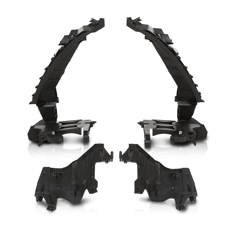 G-PLUS Headlight Mount Bracket Support + Base Plate 4PCS Kit Compatible with Audi A4 / S4 B8 2008-2012 ,Compatible with Audi A4 Allroad 2010-2012
