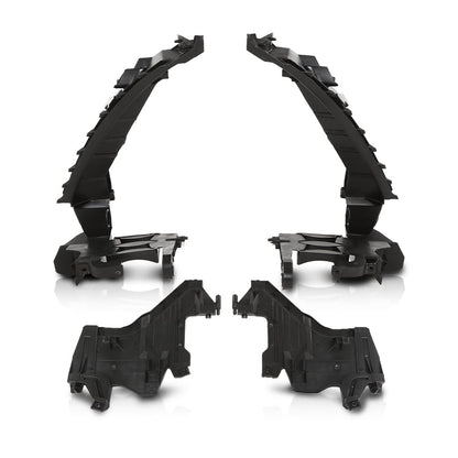G-PLUS Headlight Mount Bracket Support + Base Plate 4PCS Kit Compatible with Audi A4 / S4 B8 2008-2012 ,Compatible with Audi A4 Allroad 2010-2012