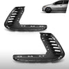 G-PLUS Pair Front Bumper Fog Lamp Cap Cover Compatible with Hyundai Elantra Sedan 2017-2018 86563F2000, 86564F2000 Black