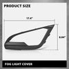G-PLUS Front Left Bumper Fog Light Lamp Cover Bezel, Compatible with Ford EcoSport 2018-2021, Driver Side, GN1Z15266AB, FO1038185