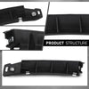 G-PLUS Front Left LH Bumper Cover Support Lower Bracket Compatible with Buick Envision 2016 2017 2018 2019 2020 22905948, GM1026101 Black