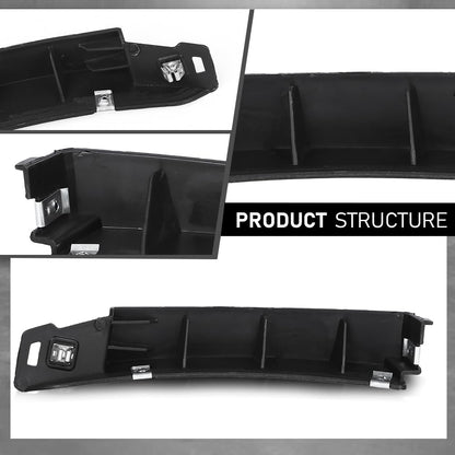 G-PLUS Front Left LH Bumper Cover Support Lower Bracket Compatible with Buick Envision 2016 2017 2018 2019 2020 22905948, GM1026101 Black