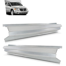 G-PLUS Rocker Panels for Dodge Caliber 2007-2012 4 Door Silver Product Details