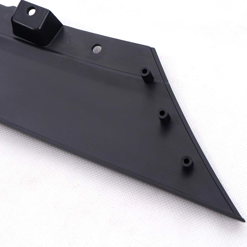 G-PLUS Front Lip Splitter Kit Compatible with 2013-14 Ford Mustang(Not Fit GT500 & Shelby), Car Carbon Lip Splitter Chin Spoiler Body Kit,Black