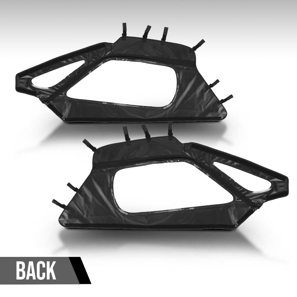 G-PLUS Soft Upper Doors Cab Enclosure Windows Fit RZR PRO XP Ultimate/Premium 2022-2024 2884664 Black