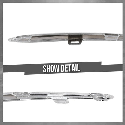 G-PLUS Front Bumper Outer Molding Trim Compatible with BenzGLE450 4Matic 3.0L L6 - Electric/Gas 2020-2025 1678858403, 1678858303 Silver