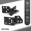 G-PLUS Door Hinge Set Compatible with Chevy & GMC Pickup 1967-1972,Fit Blazer & Jimmy 1969-1972,Fit Suburban 1967-1972 (Front Door only)