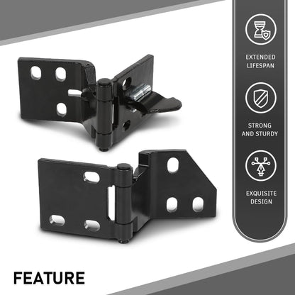 G-PLUS Door Hinge Set Compatible with Chevy & GMC Pickup 1967-1972,Fit Blazer & Jimmy 1969-1972,Fit Suburban 1967-1972 (Front Door only)