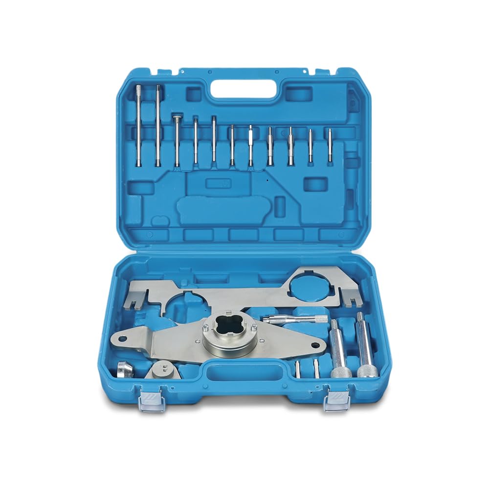 G-PLUS Vct Camshaft Crankshaft Locking Timing Tool Kit Compatible with Land Rover Range Rover/Discovery/Defender 3.0T 2021+ JLR-303-1639, JLR-303-1656 45 Steel Silver