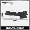 G-PLUS TPE Dash Cover Bezel Compatible with Toyota 4Runner 2003 2004 2005 2006 2007 2008 2009 11308SBLK Dashboard