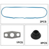 G-PLUS Valve Cover Gasket Set Compatible with 2002-2014 Cadillac Escalade/1999-2013 Chevy Silverado 4.8L 5.3L 6.0L 6.2L/2000-2014 Chevy Suburban Tahoe