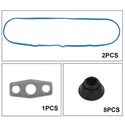 G-PLUS Valve Cover Gasket Set Compatible with 2002-2014 Cadillac Escalade/1999-2013 Chevy Silverado 4.8L 5.3L 6.0L 6.2L/2000-2014 Chevy Suburban Tahoe