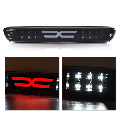 G-PLUS LED Third Brake Light Compatible with Chevy Colorado/GMC Canyon 2004-2012, Fit Isuzu I-Series 2006-2008 3rd High Mount Cargo Lamps, Smoky Lens Black Housing