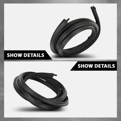 G-PLUS Front Door Weatherstrip Seal LH or RH Side Compatible with Chevy Silverado 1500 2007-2013,Fit Chevy Silverado 2500HD 3500HD 2007-2014,Fit GMC Sierra 1500 2500HD 3500HD 2007-2014