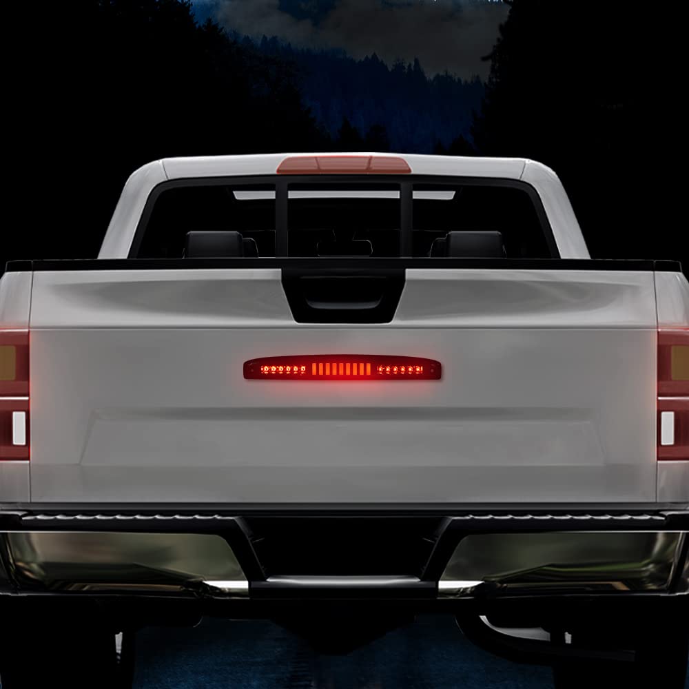 G-PLUS LED Tailgate High Mounted Brake Light Compatible with 2003-2006 Dodge Ram 2500 3500 Rear Center Tailgate Lamp I Brake Light Replacement 05086509AA