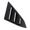 2pcs Window Louvers Cover Scoop Vent Sun Shade Fit for 2016-2018 Compatible for Honda Civic 10TH Sedan 4 Door Side ABS Window Louvers Cover Sun Shade 2016 2017 2018 16 17 18