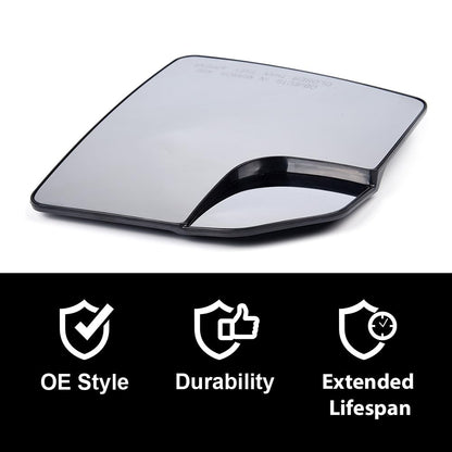 G-PLUS Exterior Mirror Left Driver Side View Mirror Glass Compatible With Ford F150 2015-2020 Pickup Truck