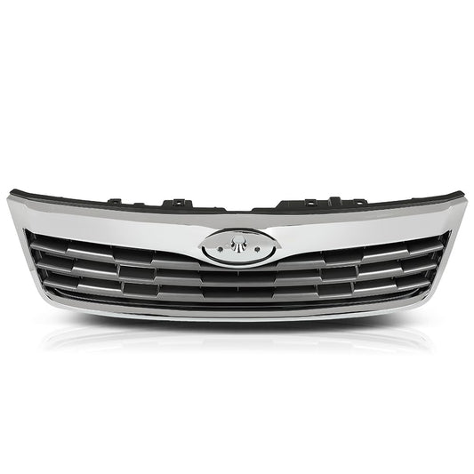 G-PLUS Front Bumper Grill Grille Replacement Compatible with Subaru Forester 2009-2010 Chromed 91191SC001
