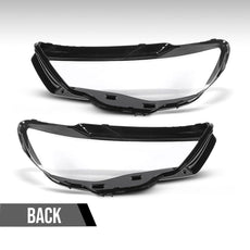 G-PLUS Headlight Lens Cover for Audi A3 2013-2016 Clear Pair Close-up View
