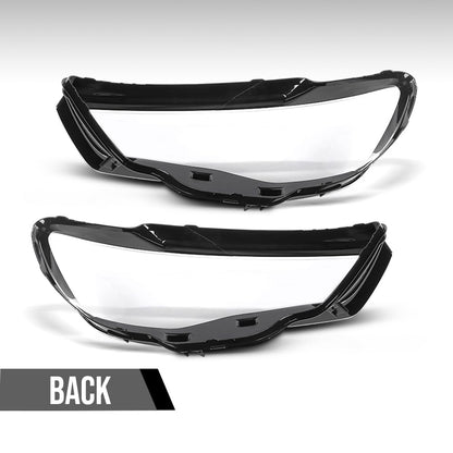 G-PLUS Headlight Lens Cover Compatible with Audi A3 2013-2016 8V0941003, 8V0941004 Left & Right Pair Front Headlamp Lens Cover Clear
