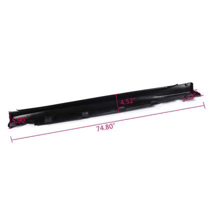 Exterior-Rocker Panel Molding Trim Right Passenger Side Compatible with Ford Focus Sedan 2012-2017 Primed CP9Z-5810176-B