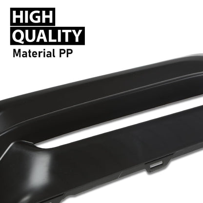 G-PLUS Front Bumper Fog Lamp Bezel Light Cover Passenger Side Compatible with Honda Accord Sedan 2018-2020 Black