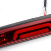 G-PLUS LED Third Brake Light Compatible with Ford F250 F350 F450 F550 Super Duty 1999-2016, Rear High Mount Cargo Lamp, Red Lens Chrome Housing