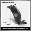 G-PLUS Front Right Fender Liner Inner Assembly, Compatible with Benz GLE350d GLE450 4Matic 2016/ GLE43 GLE63 2016-2019, Passenger Side, 2926900130, MB1249194